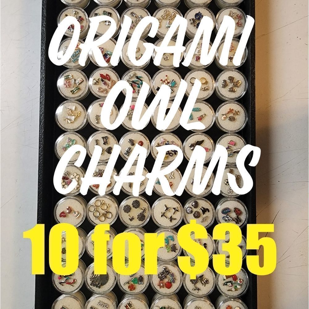 ❤️ 10 FOR $35 ❤️ O2 ORIGAMI OWL LIVING LOCKET FLOATING PETITE MEMORY CHARMS NEW